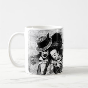 Samen oud worden Paar liefde Romance kunst Koffiemok