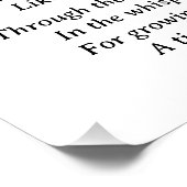 Samen oud worden Paar liefde Romance kunst Perfect Poster (Hoek)