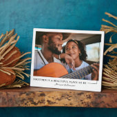 Samen | Persoonlijke paren Fotoplaque Fotoplaat (Zijkant)