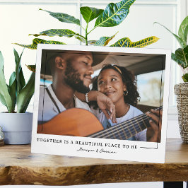 Samen | Persoonlijke paren Fotoplaque Fotoplaat