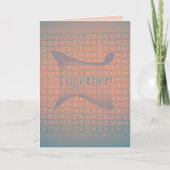 Samen puzzelstuk spelkaart compleet gevuld kaart (Voorkant)