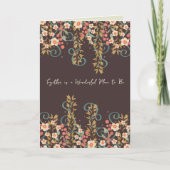 Samen Quote Bruiloft Bloemen Elegant Kaart (Voorkant)