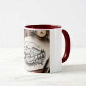 Samen reizen thema mok (Voorkant rechts)