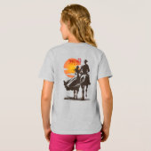 Samen rijden - Een heerlijk Western leven | Kinder T-shirt (Achterkant volledig)