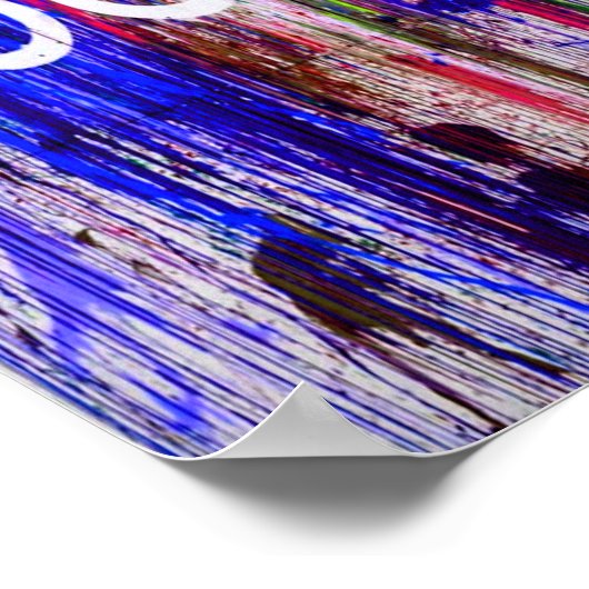 Samen samenwerken kleurrijke liefde poster (Hoek)