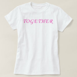 Samen Schattig Bijpassend Koppel Gespleten Hart Vr T-shirt