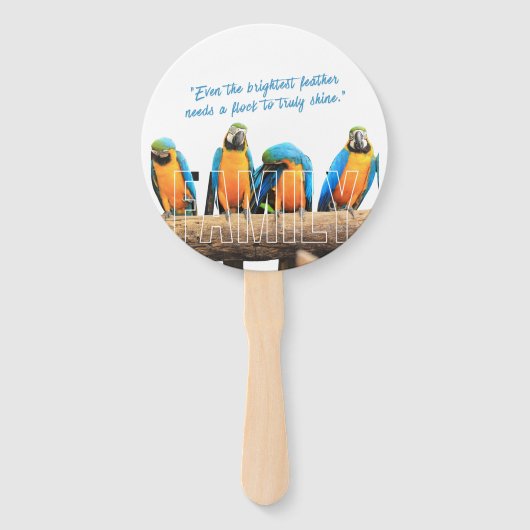 "Samen Schijnen We" Handwaaier (Voorkant)