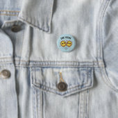 Samen Schitteren Cute Zonnebril Kawaii Speld Ronde Button 3,2 Cm (In situ)