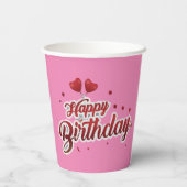 Samen schitteren we papieren bekers (Achterkant)