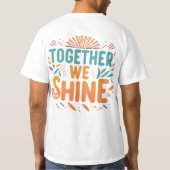 Samen schitteren we t-shirt (Achterkant)