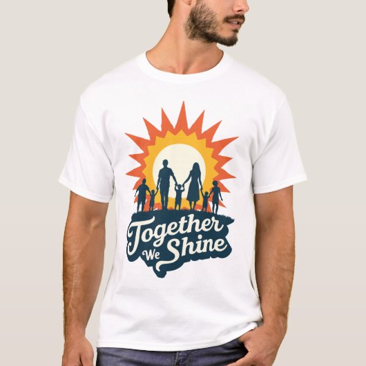 Samen schitteren we t-shirt (Voorkant)