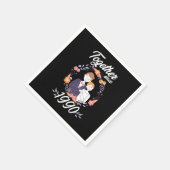 Samen sinds 1990 wedden 30 de Jubileum Gift Servet (Hoek)