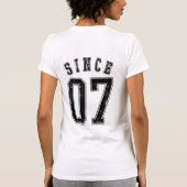 Samen sinds 2007 t-shirt (Achterkant)