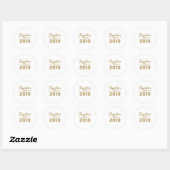 Samen sinds 2010 Jubileum Sticker (Vel)