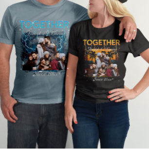Samen Sinds Illegale Kopie Retro Stijl Aangepaste T-shirt