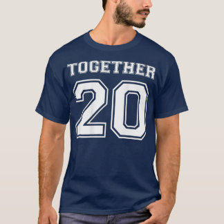 Samen Sinds je date Paar Jubileum s w T-shirt