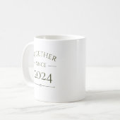 Samen sinds persoonlijk jaar koffiemok (Voorkant links)