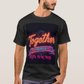 Samen sinds [Year] Retro Banner Mannen Tshirt (Voorkant)