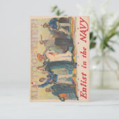 Samen! Sluit je aan bij de marine Eerste Wereldoor Kaart (Staand voorkant)