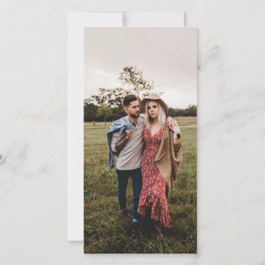 Samen sparen tenslotte de Datum Save The Date (Achterkant)