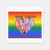 Samen staan servet (Voorkant)