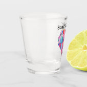 Samen staan shot glas (Links)