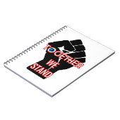 Samen staan we notitieboek (Linkerzijde)