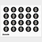 Samen staan we op. ronde sticker (Vel)