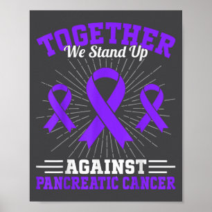 Samen Staan We Op Tegen Alvleesklierkanker Mot Poster