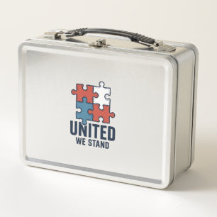 Samen Staan We Puzzle Stuk Patriottisch Shirt Ontw
