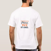 "Samen staan we" T-shirt (Achterkant)