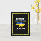 Samen staan we: Ukraine Unity Shield Kaart (Gele Bloem)