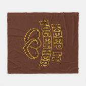 Samen Sterk Fleece Deken (Voorkant (Horizontaal))