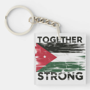 Samen sterke steun Palestina Sleutelhanger