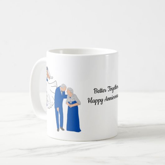 Samen Sterker Gelukkig Jubileum! Koffiemok (Voorkant links)