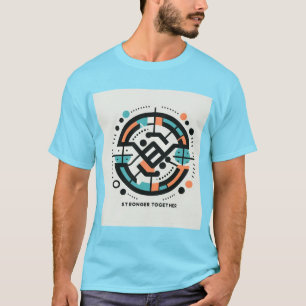 Samen sterker - Minimalistisch Unity T-shirt