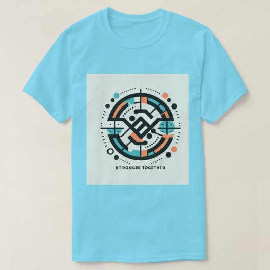 Samen sterker - Minimalistisch Unity T-shirt (Design voorkant)