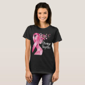 Samen sterker – Pink Ribbon Awareness Art T-shirt (Voorkant volledig)