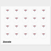 Samen sterker uw stem ronde sticker (Vel)