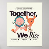 Samen stijgen we op – Zusterband en Empowerment Poster (Voorkant)