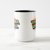 Samen Stijgen We Regenboog Citaat Ontwerp  Mok (Midden)