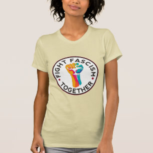 Samen strijden tegen het fascisme t-shirt