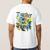 Samen triomferen we t-shirt (Achterkant)