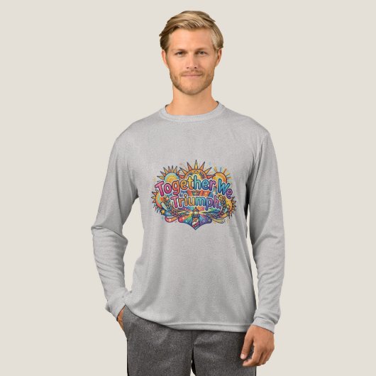 Samen Triomferen We Tri-Blend Shirt (Voorkant)