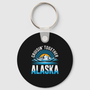 Samen varen Alaska cruise scheepsvakantie Sleutelhanger