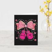 Samen vechten we om bokshandschoenen Bow Breast te Kaart (Gele Bloem)