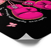 Samen vechten we om bokshandschoenen Bow Breast te Poster (Hoek)