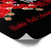 Samen vechten we samen om Sickle Cell Anem te winn Poster (Hoek)