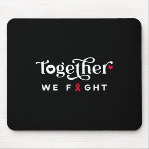 Samen vechten we voor Blood Cancer Awareness t-shi Muismat
