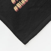 Samen verheffen we Black Lives Racial Harmony Fleece Deken (Hoek)
